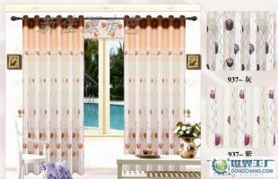 新佳源布艺简式窗帘 抽象玫瑰设计，既大方又不失浪漫