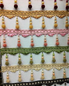 混批精品绒珠花边与窗帘珠子花边 批发价格、厂家信息与图片解析